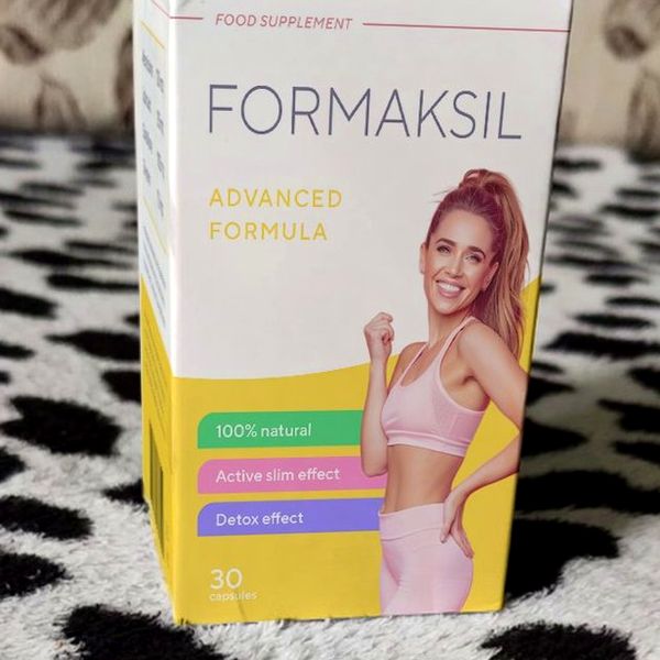 Scatola bianca e gialla di Formaksil da 30 capsule