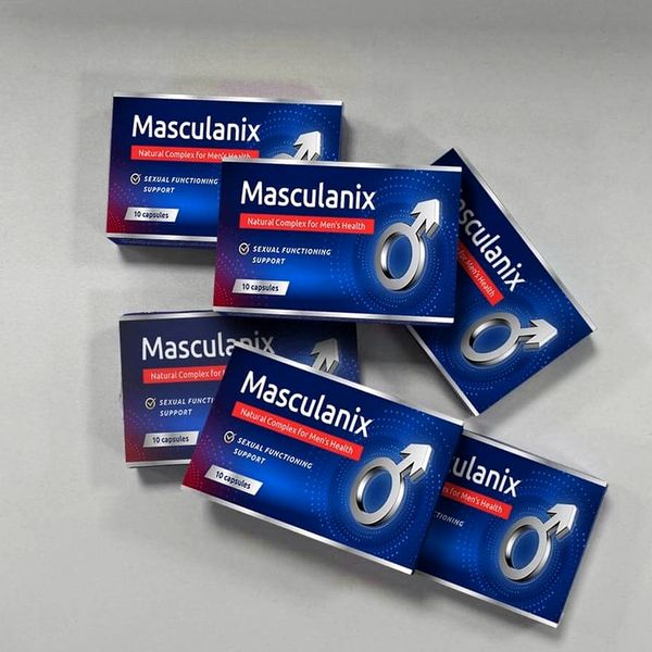 Scatole blu di Masculanix da 10 capsule