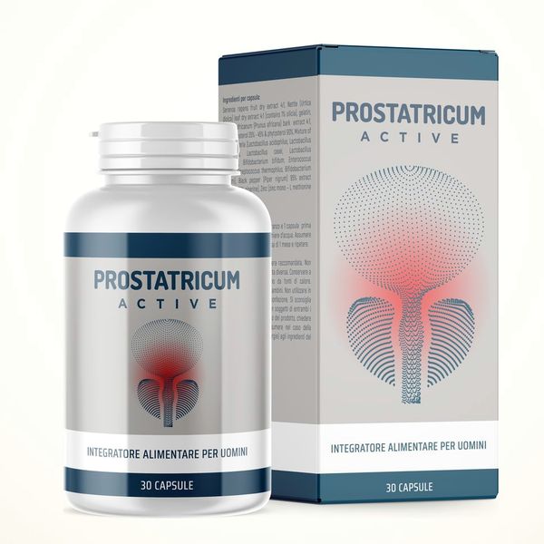 Flacone e scatola di Prostatricum Active da 30 capsule