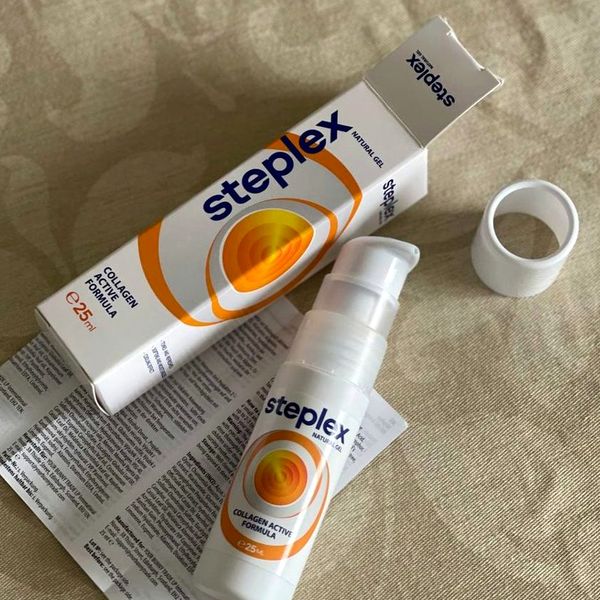 Flacone airless di Steplex da 25 ml con scatola e foglietto